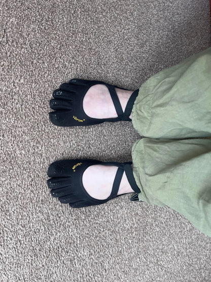 🦶 Women's Barefoot Ballet Flats | Split-Toe Non-Slip Dance & Yoga Shoes (Box Included)